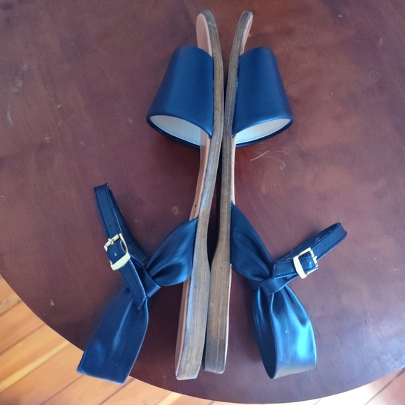 Pappagallo blue low slingback sandals - Picture 5 of 7